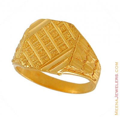 22k Mens Gold Ring ( Mens Gold Ring )