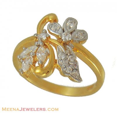 Star Signity Ring (22K) ( Ladies Signity Rings )