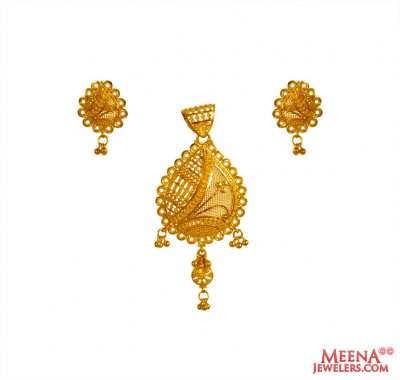 22karat Gold  Pendant Set ( Gold Pendant Sets )