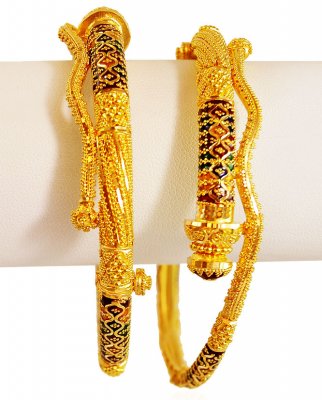 22k Meenakari Kada 2 PC ( Kadas )