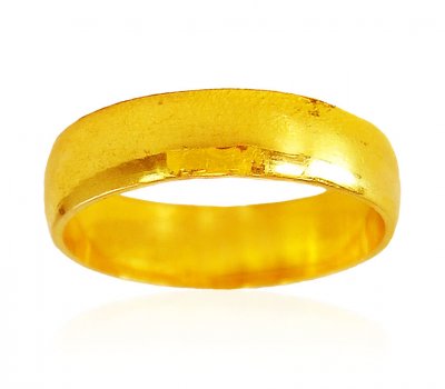 22Kt Gold Plain Band  ( Wedding Bands )