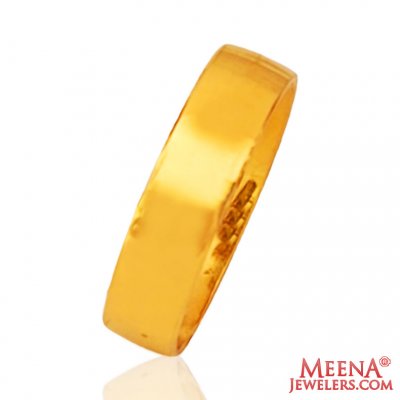 22kt Gold Plain Wedding band ( Wedding Bands )