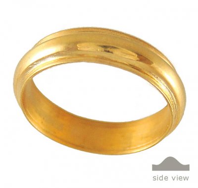 22Kt Gold Wedding Band ( Wedding Bands )