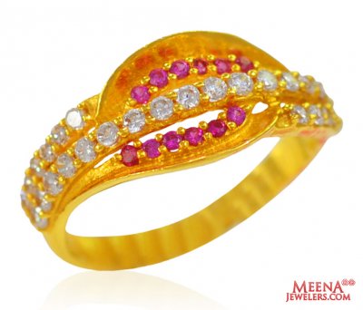 22kt Gold Ring for Ladies ( Ladies Signity Rings )