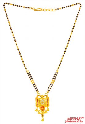 22k Gold Meena Mangalsutra ( MangalSutras )