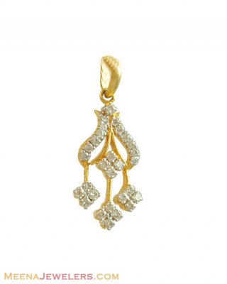 18Kt Gold Diamond Pendant ( Diamond Pendants )