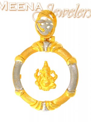 22Kt Gold Ganesh Pendant ( Ganesh, Laxmi and other God Pendants )