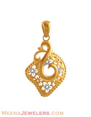 Fancy two tone pendant ( Fancy Pendants )