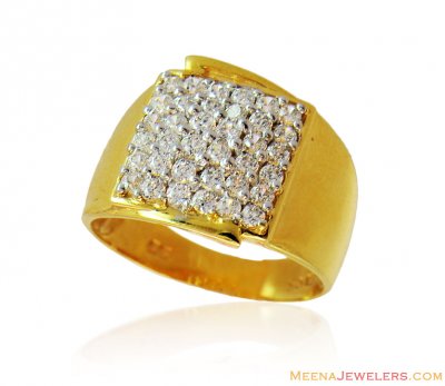 22K Signity Mens Ring ( Mens Signity Rings )