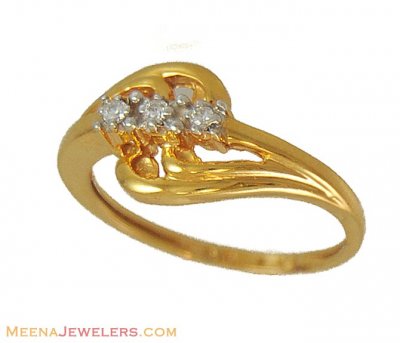 22K Gold Fancy Ring ( Ladies Signity Rings )