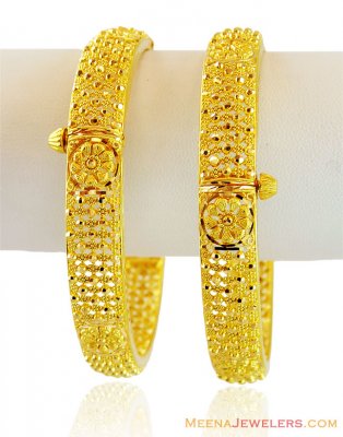 22K Gold Filigree Kada ( Kadas )