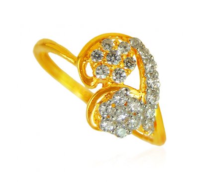 22kt Gold signity Ring for Ladies ( Ladies Signity Rings )