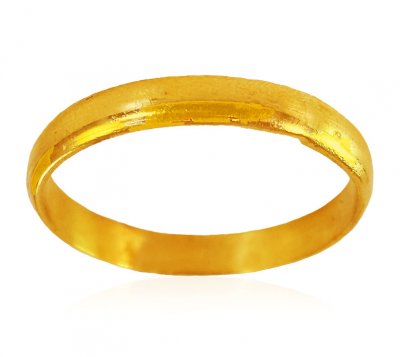 22Karat Gold Plain Band  ( Wedding Bands )