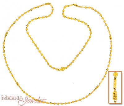 22Kt Gold Long Chain (26 inch) ( 22Kt Long Chains (Ladies) )
