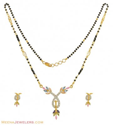 22K Gold Mangalsutra Set ( Gold Mangalsutra Sets )