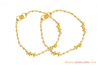 22K Gold Baby Bracelet ( 22Kt Baby Bracelets )