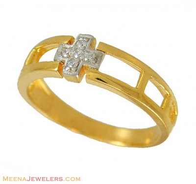 22K Gold Signity Ring ( Ladies Signity Rings )