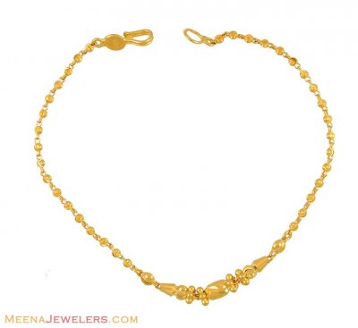 22K Gold Indian Bracelet ( Ladies Bracelets )