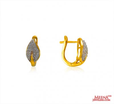 22 KT Gold Clip on Earrings ( Clip On Earrings )