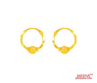 22 kt Hoop Earrings ( Hoop Earrings )