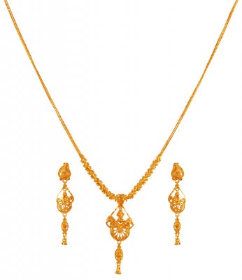 22K Gold Light Necklace Set ( Light Sets )