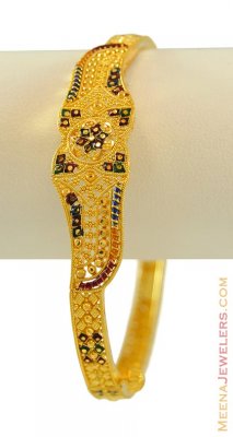 22k Gold Meenakari Kada (1 pc) ( Kadas )