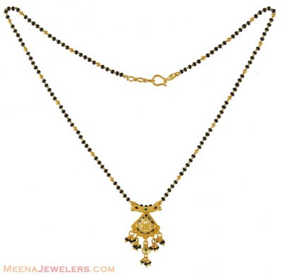 Meenakari Mangalsutra (22Kt Gold) ( MangalSutras )