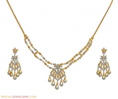 Gold Fancy Signity Set (22 Karat) ( Gold Designer Sets )