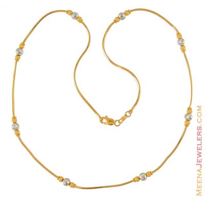 22k Gold Fancy Chain ( 22Kt Gold Fancy Chains )