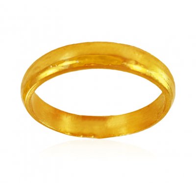 22K Gold Plain Band  ( Wedding Bands )