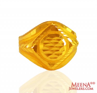 22K Gold Mens Ring ( Mens Gold Ring )