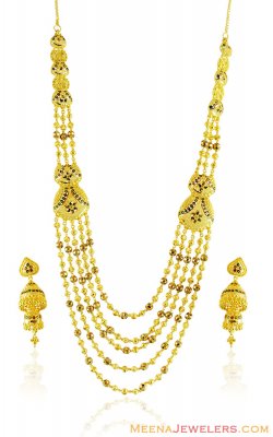 Designer Meenakari Bridal Balls Set ( Bridal Necklace Sets )