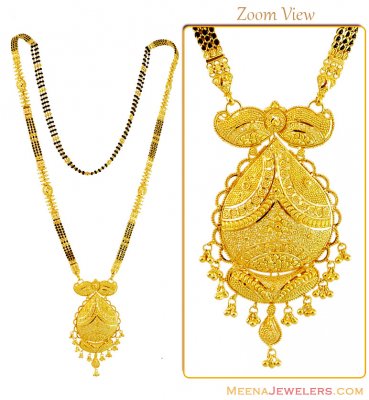 Gold Filigree Mangalsutra 22k  ( MangalSutras )