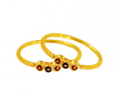 22K Gold 2 to 4 Yr Kids Bangle ( Baby Bangles )