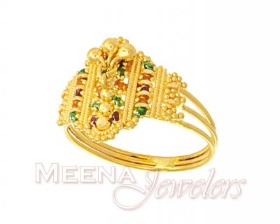 22kt Gold Ladies Gold Ring ( Ladies Gold Ring )