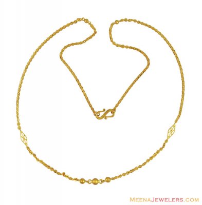 22k Fancy Chain In Gold ( Plain Gold Chains )