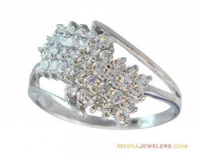 Exclusive White Gold 18K Ring ( Ladies White Gold Rings )