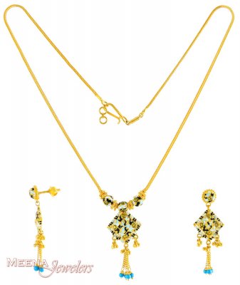 Gold Necklace Set ( Gold Designer Sets )