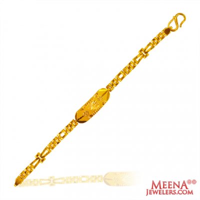 22K Gold Baby Bracelet ( 22Kt Baby Bracelets )