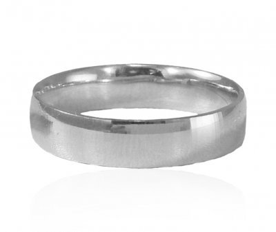 18Kt White Gold Wedding Band ( Wedding Bands )