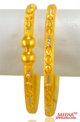 22KT Gold Kada (2PCS) ( Gold Bangles )