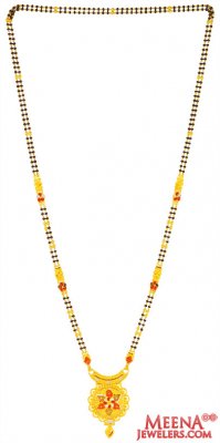 22k Gold Indian Long  Mangalsutra ( MangalSutras )