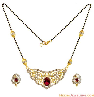 2 Tone Exclusive Mangalsutra Set ( Gold Mangalsutra Sets )