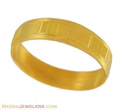 22K Yellow Gold Band ( Wedding Bands )