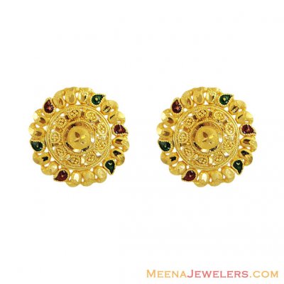 22K Gold Meenakari Tops ( 22 Kt Gold Tops )