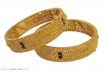 22k Meenakari Kada (1 Pc only) ( Gold Bangles )