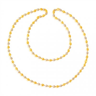 22K Gold Balls Chain (24 Inches) ( 22Kt Long Chains (Ladies) )