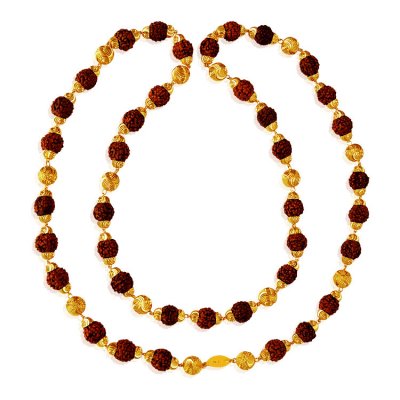 22kt Gold Rudraksh Mala ( Men`s Gold Chains )