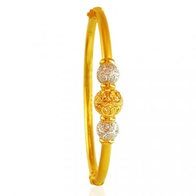 Two Tone Kada 22K Gold ( Kadas )