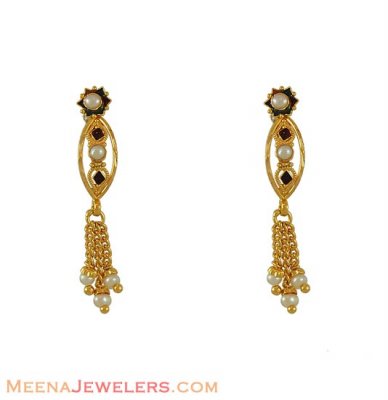 Designer Earrings(22kGold) ( 22Kt Gold Fancy Earrings )